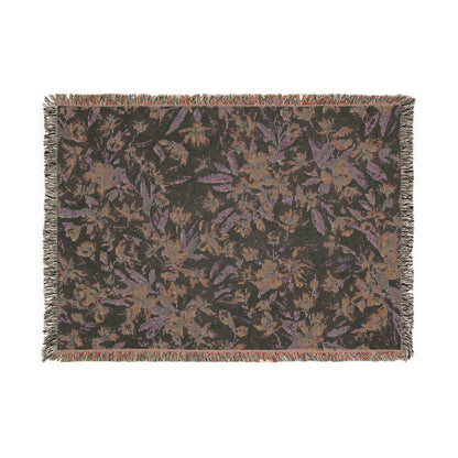 Floral & Abstract Woven Blanket - Cozy Decorative Throw for Home